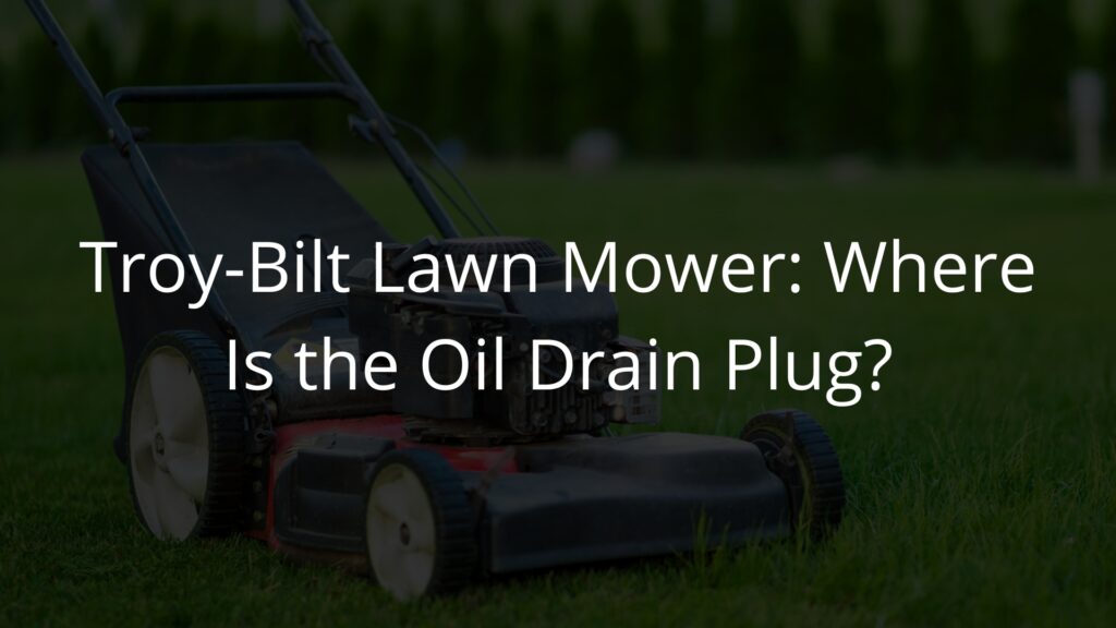 Troy Bilt Lawn Mower