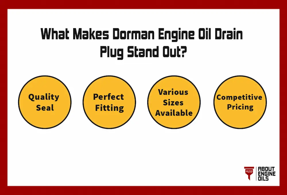 What makes Dorman Oil Drain Plug stand out