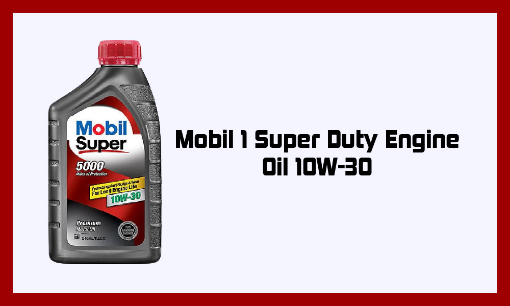 Mobil 1 Super Duty Engine Oil 10W-30.